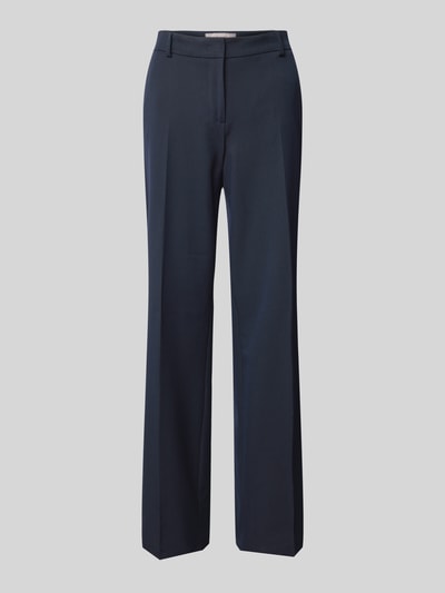 Christian Berg Woman Selection Straight leg pantalon met persplooien Marineblauw - 2
