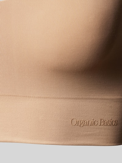 ORGANIC BASICS Bralette mit Label-Schriftzug Beige 2