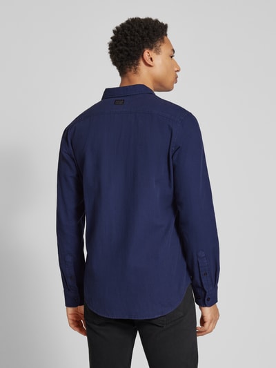 G-Star Raw Slim fit vrijetijdsoverhemd met borstzakken Marineblauw - 5