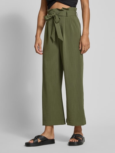 Only Regular Fit Hose mit Paperbag-Taille Modell 'MARSA' Khaki 4