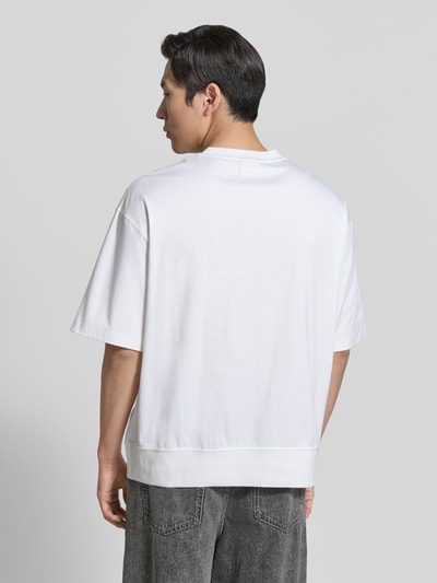 CK Calvin Klein Relaxed Fit T-Shirt aus reiner Baumwolle Weiss 5