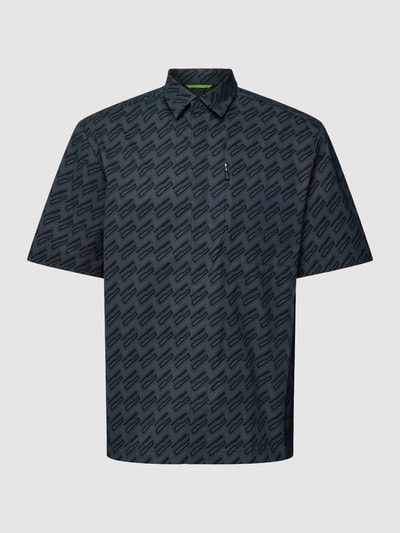 BOSS Green Regular fit vrijetijdsoverhemd met all-over print, model 'Bechno' Antraciet - 2