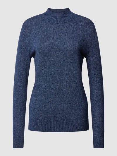 Montego Sweter z dzianiny ze stójką Ciemnoniebieski 2