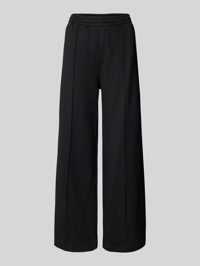 adidas Originals Wide Leg Sweatpants mit elastischem Bund Black 2