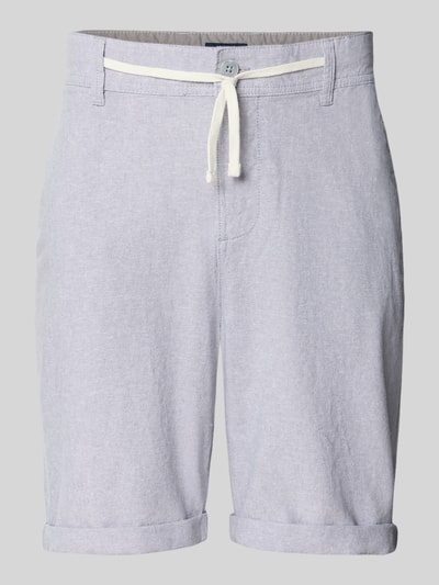 MCNEAL Regular Fit Leinenshorts mit Tunnelzug Mittelgrau Melange 2