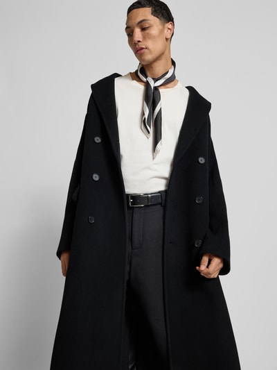 Filippa K Mantel mit Reverskragen Black 3