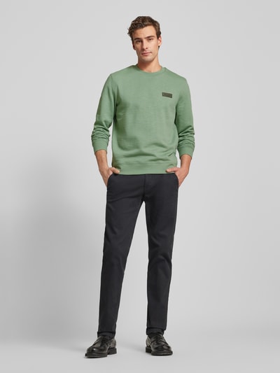 Marc O'Polo Regular Fit Sweatshirt aus Bio-Baumwolle Mint 1