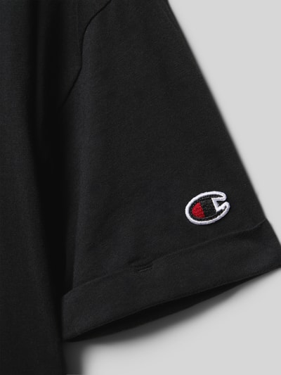 CHAMPION T-shirt met logoprint Zwart - 2