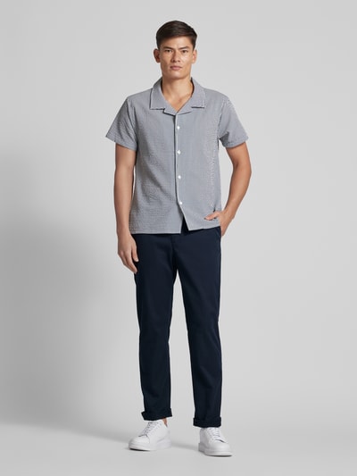 Tommy Hilfiger Pants Regular fit chino met ceintuurlussen, model 'MERCER 1985' Marineblauw - 1