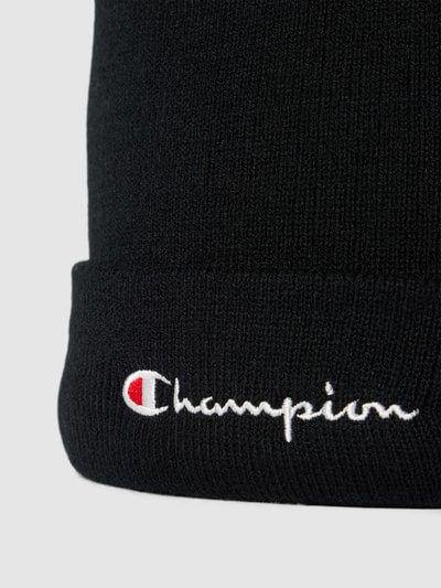 CHAMPION Beanie mit Label-Stitching Black 2