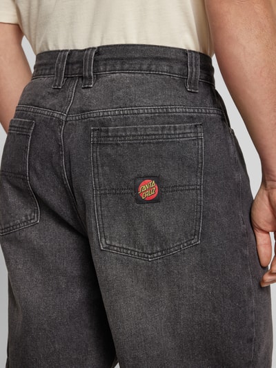 SANTA CRUZ Jeansshorts mit 5-Pocket-Design Anthrazit 3