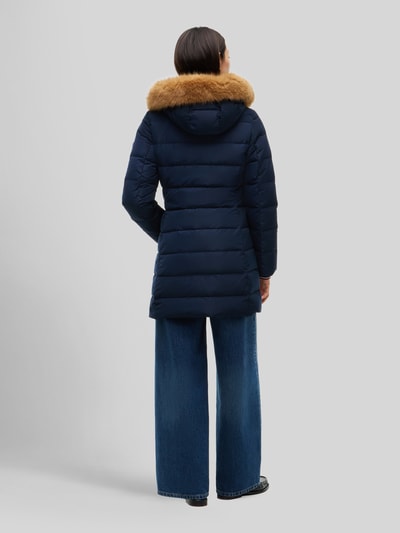 Tommy Hilfiger Steppmantel mit Teddyfell-Kapuze Modell 'TYRA' Marine 5