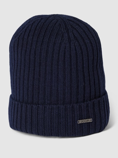 JOOP! Collection Beanie mit Label-Applikation Modell 'FRANCIS' Marine 1
