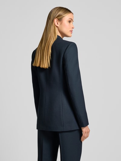 Jake*s Collection Regular Fit Blazer mit Viskose-Anteil und doppelter Knopfleiste Dunkelblau 5