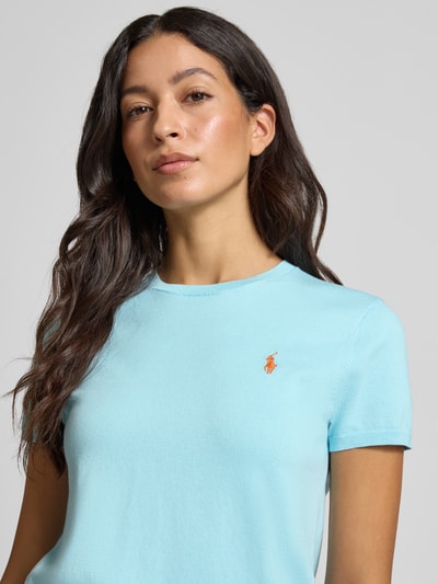 Polo Ralph Lauren Strickshirt mit Logo-Stitching Bleu 3