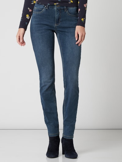 MAC Dream skinny jeans van gekleurde denim Donkerblauw - 4