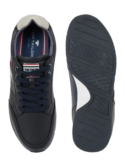 Tom Tailor Sneaker in Leder-Optik  Dunkelblau 5