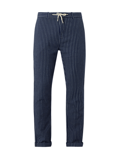 Scotch & Soda Regular Fit Chino aus BaumwollLeinenMix (dunkelblau