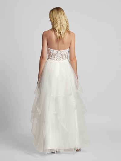 Unique Brautkleid in Bandeau-Form Offwhite 5