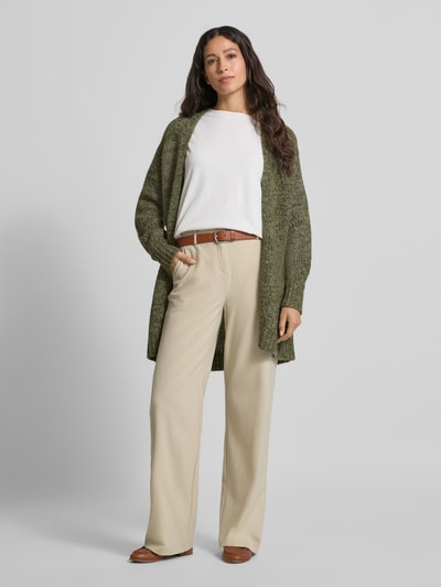Luisa Cerano Longcardigan mit Alpaka-Anteil Khaki 1