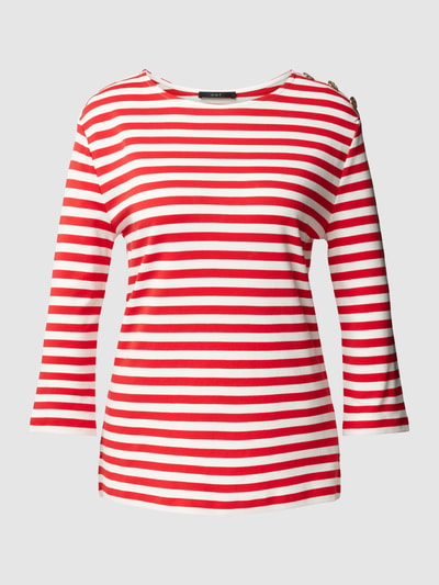 Oui Longsleeve met ronde hals Rood - 2