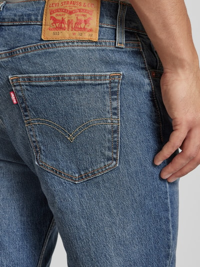 Levi's® Slim Fit Jeans mit Label-Detail Modell '511™' Jeansblau 3