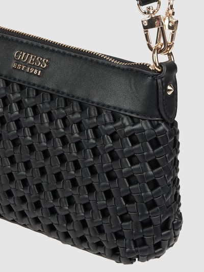 Guess Handtasche in Flecht-Optik Black 3