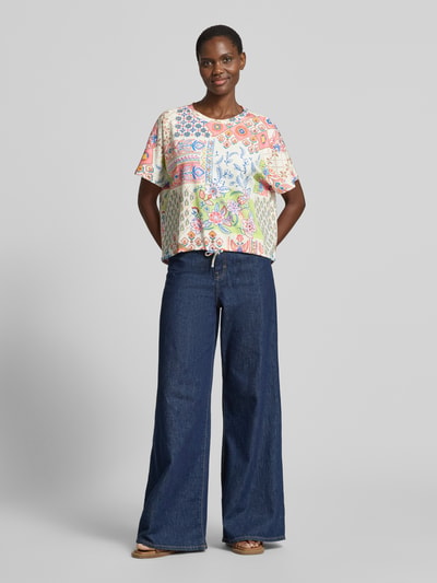 Smith and Soul Oversized T-Shirt mit Rundhalsausschnitt Pink 1