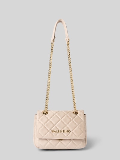 Valentino Bags Umhängetasche mit Label-Detail Modell 'OCARINA' Ecru 1