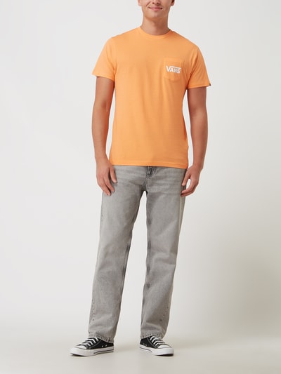 Vans Slim fit T-shirt van katoen Oranje - 1