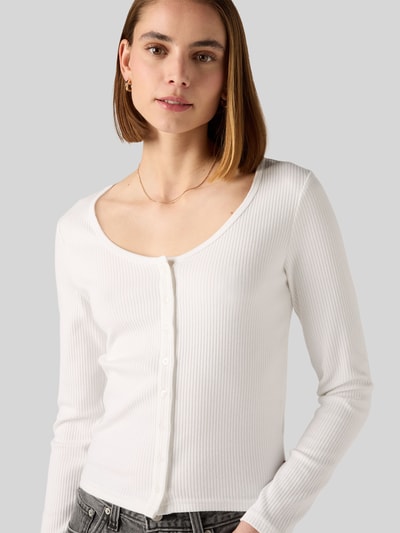 Levi's® Slim fit shirt met lange mouwen van katoenmix model 'AUSTEN' Wit - 3