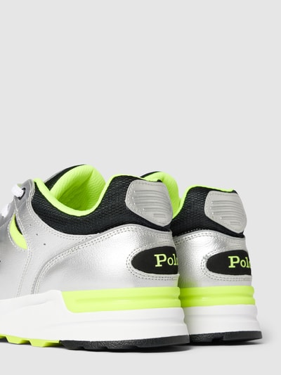 Polo Ralph Lauren Sneakers met labeldetail, model 'TRACKSTR' Zilver - 2