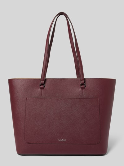 Lauren Ralph Lauren Handbag mit Logo-Applikation Bordeaux 4