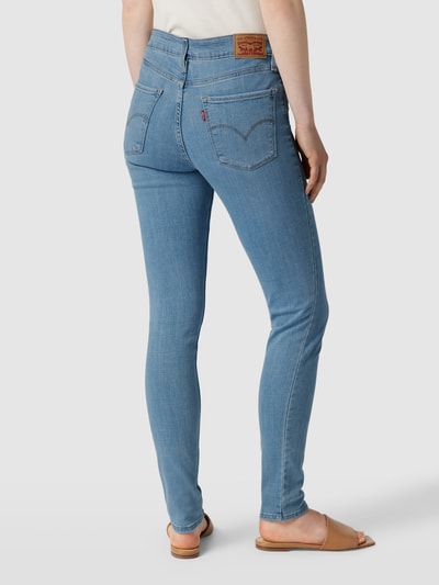 Levi's® Jeansy z wysokim stanem i detalem z logo Jeansowy niebieski 5