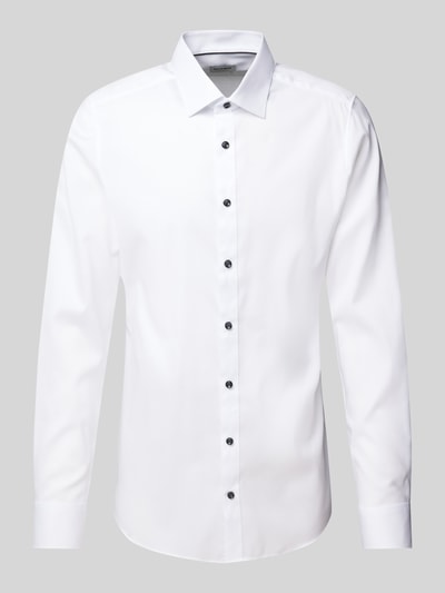 OLYMP Level Five Slim Fit Business-Hemd mit Kentkragen Weiss 1