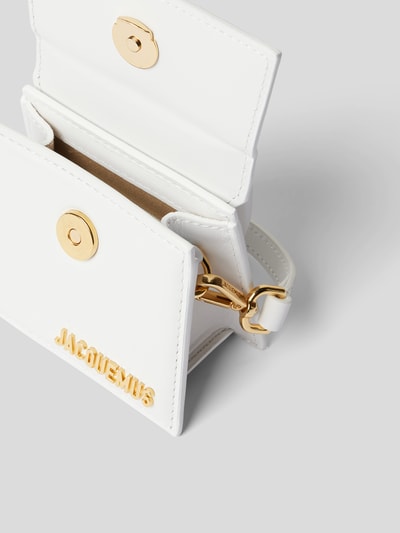 Jacquemus Micro Bag mit Label-Applikation Weiß 5