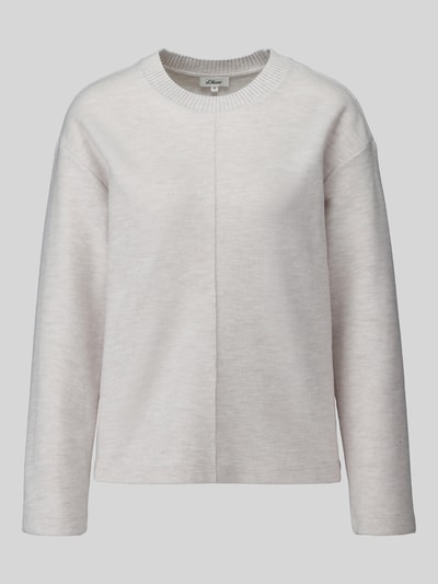 s.Oliver RED LABEL Relaxed Fit Sweatshirt aus Baumwoll-Mix  Offwhite 2
