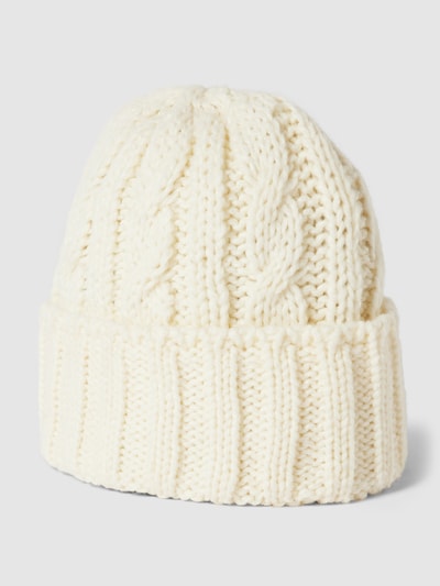 Seeberger Beanie in Grobstrick-Optik Offwhite 1