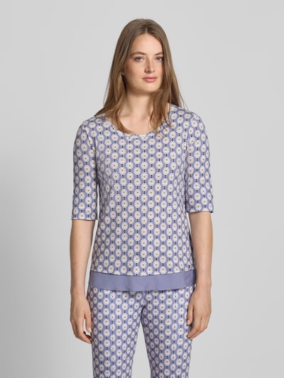 Marc Cain T-shirt met 1/2-mouwen Lavendel - 4