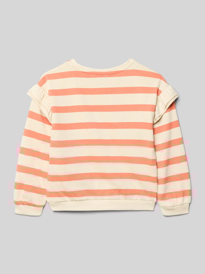 Blue Seven Sweatshirt met ribboorden Zalm - 3