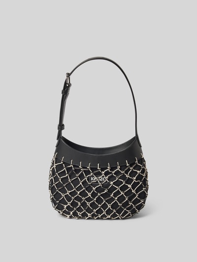 Kenzo Shoulder Bag aus reiner Baumwolle Black 2