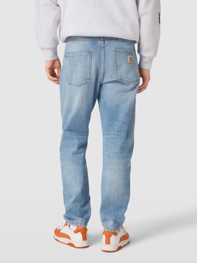 Carhartt Work In Progress Jeans mit Label-Patch Modell 'NEWEL' Jeansblau 5