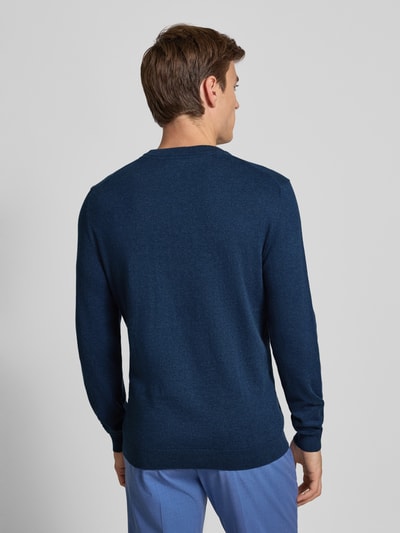 MCNEAL Strickpullover mit Kaschmir-Anteil Marine Melange 5