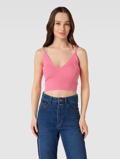 Scotch & Soda Crop Top mit Spaghettiträgern Pink 4