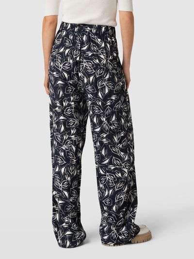 Christian Berg Woman Selection Stoffen broek met bloemenmotief Marineblauw - 5