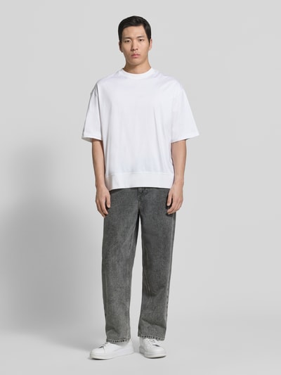 CK Calvin Klein Relaxed Fit T-Shirt aus reiner Baumwolle Weiss 1