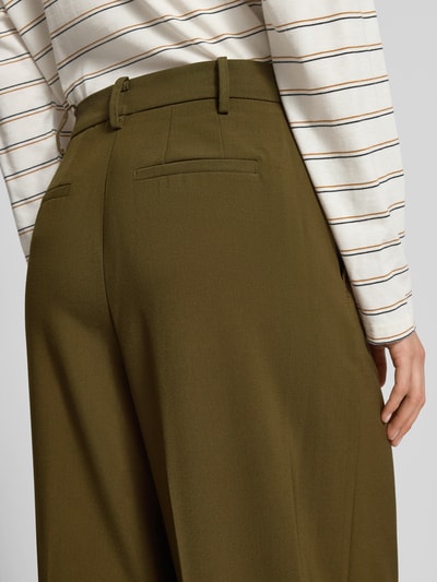 MANGO Stoffhose mit Gesäßtaschen Modell 'GABRIELA' Khaki 3