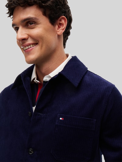 Tommy Hilfiger Regular Fit Freizeithemd aus reiner Baumwolle  Marine 3