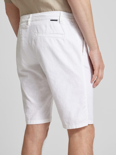 Tom Tailor Shorts mit Strukturmuster Weiss 3