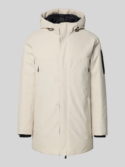 BOSS Green Regular fit parka van waterdicht materiaal, model 'HEXATECH' Offwhite - 2